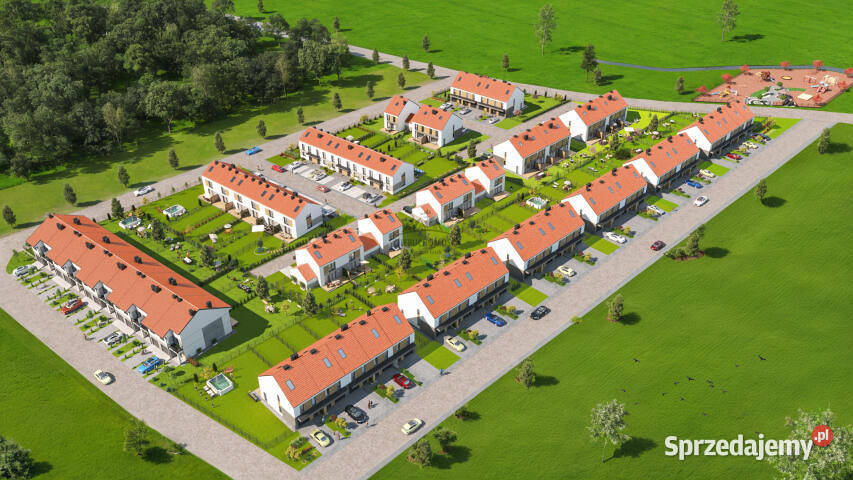 Dom szeregowy 114m2 Dobrzykowice Wrzosowe Łąki mieszkalny