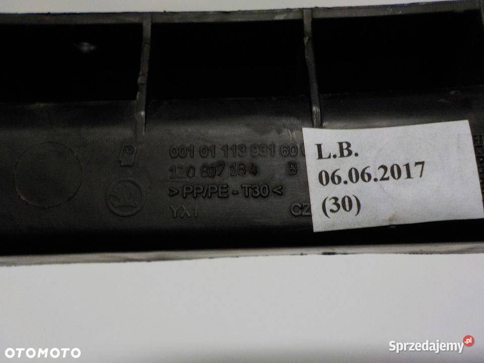ŚLIZG ZDERZAKA PRAWY PRZÓD OCTAVIA II 1Z0807184B