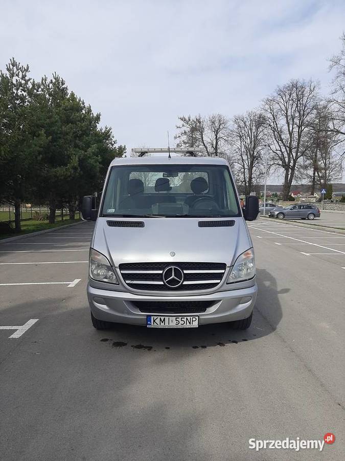 Sprinter 313 Laweta aluminiowy najazd Mercedes-Benz Książ Wielki