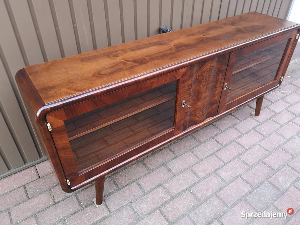 Komoda ARTDECO Orzech RTV Niska Unikat 155 Stara Swarzędz sprzedam