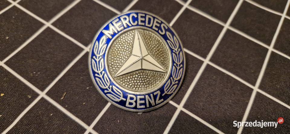 Mercedes w110 emblemat na gril oryginal osobowe łódzkie