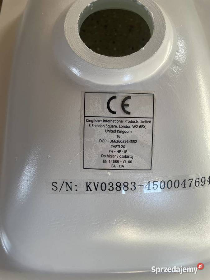 Umywalka szklana nowa nie uzywana