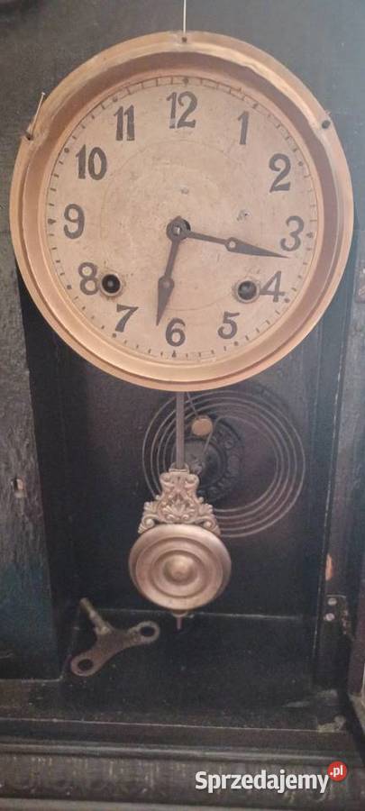 zegar zabytkowy do naprawy posiada kluczyk inny kolor Poznań