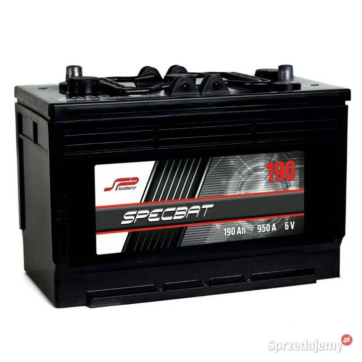 Akumulator SPECBAT AGRO 6V 190Ah 950A EN LEWY
