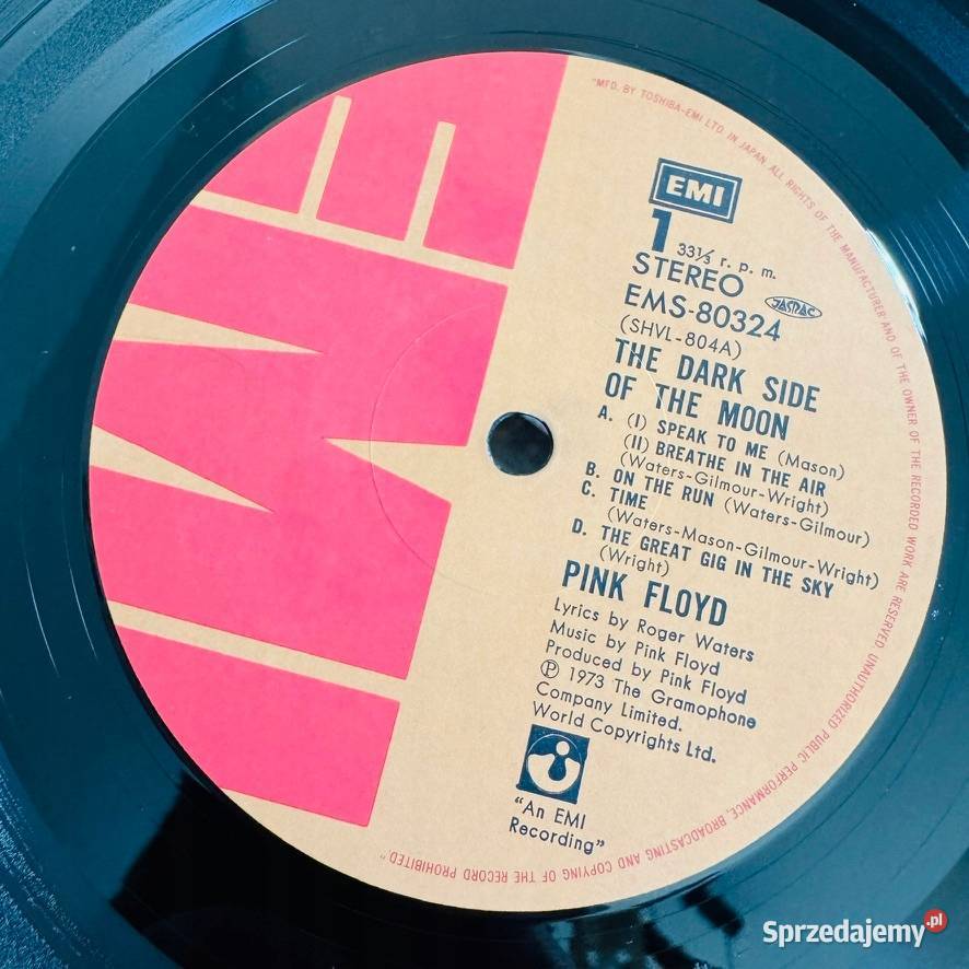 Pink Floyd Dark Side Of The Moon EXEX Japan LP Warszawa