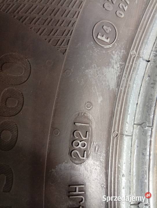 4 opony Continental zimowe 20565 r16 6 mm Zebrzydowice