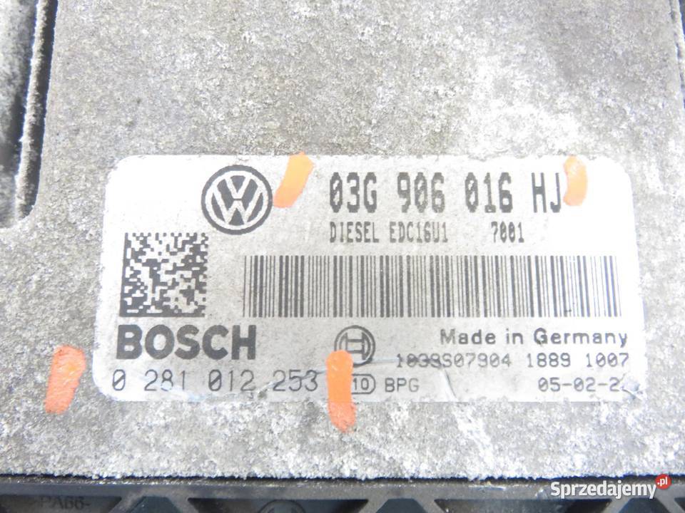 STEROWNIK VW GOLF V 20 TDI 03G906016HJ