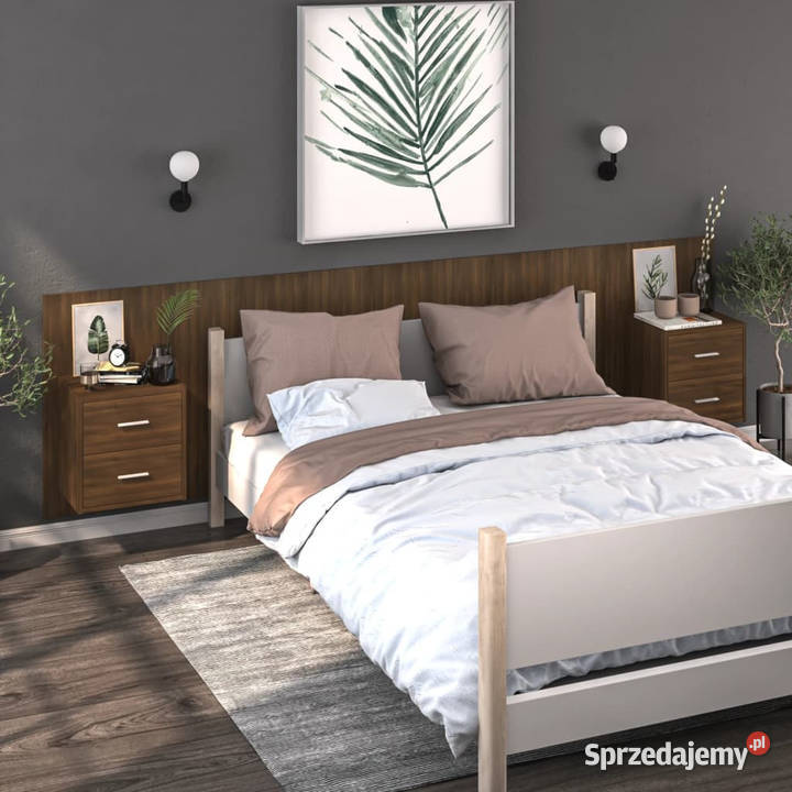 Wisząca szafka nocna brązowy dąb WM816962 Warszawa