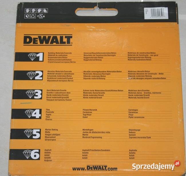 DEWALT DT3765 TARCZA 300mm TARCZA DO GRANITU Gaszowice