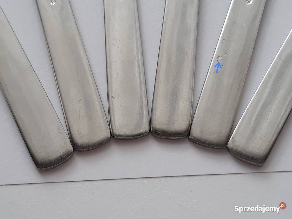 Łyżki obiadowe ROMBY KARO Gerlach sztućce PRL Dąbrowa Górnicza sprzedam