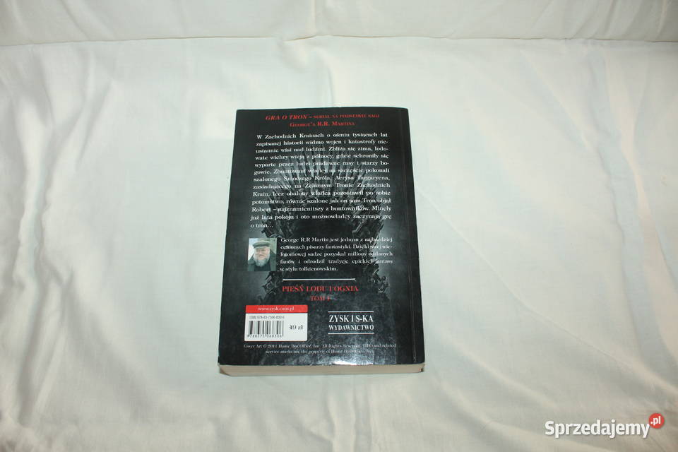 Gra o Tron George R R Martin ISBN 9788375068306 sprzedam