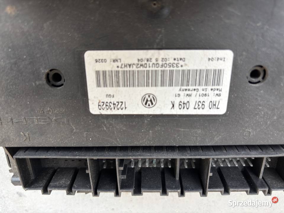 VW T5 Moduł Sterownik komfortu 7H0 937 049 K Uniejów