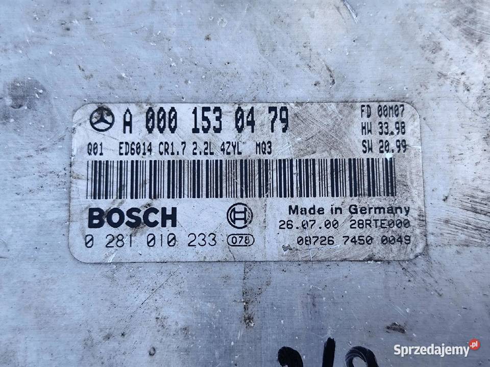 Mercedes Vito Viano W638 STEROWNIK KOMPUTER Motoryzacja Przemęt