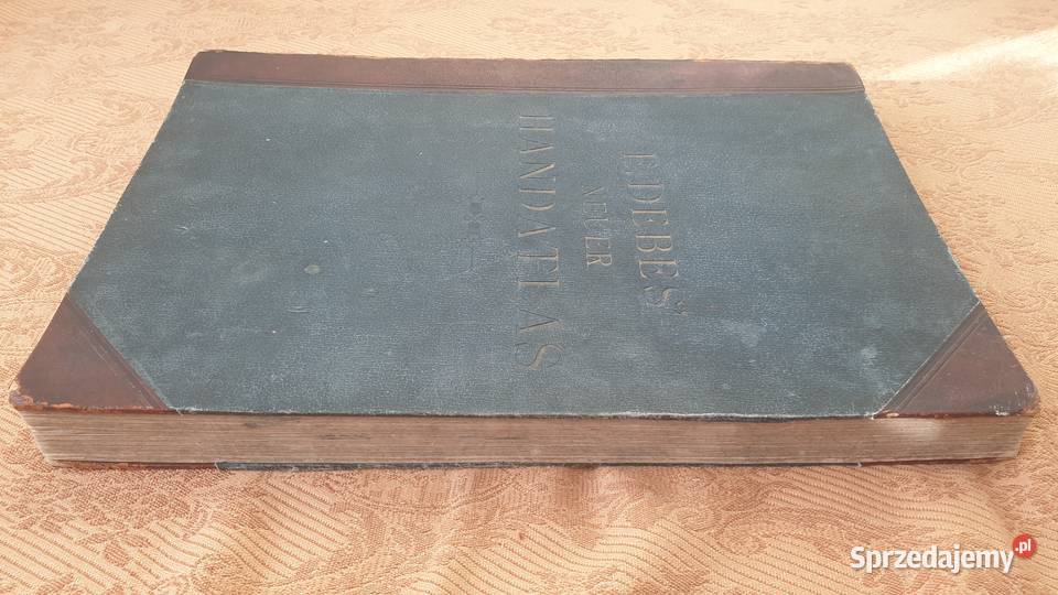 E DEBES NEUER HANDATLAS 1897r Warszawa sprzedam