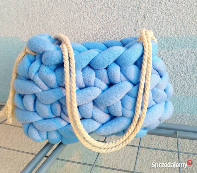 Torebka Marshmallo crochet ręczne robiona