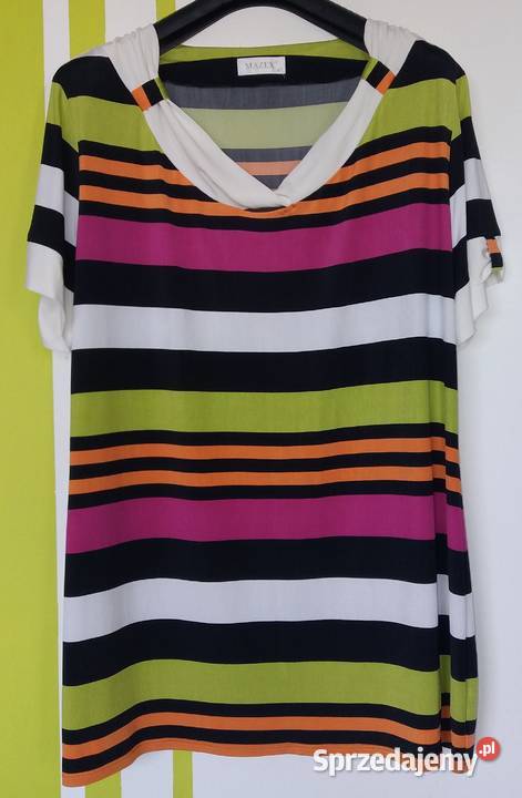 XL Wygodna letnia tunika długa bluzka Butik Gliwice
