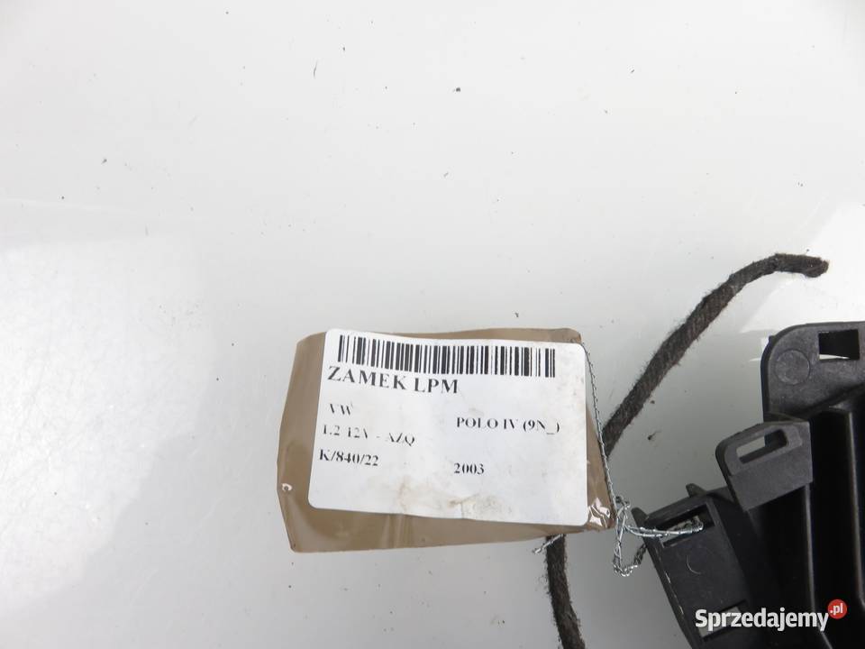 ZAMEK LEWY PRZEDNI VW POLO IV 9N 3B1837015