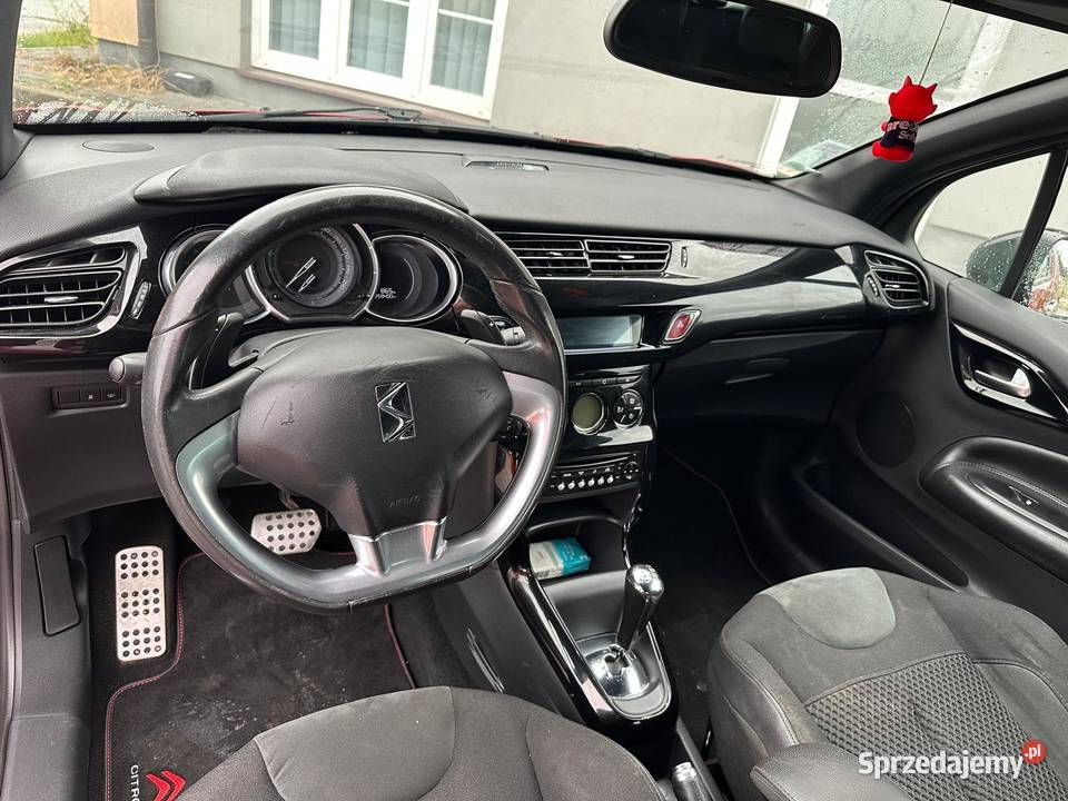 Cabrio Citroen DS DS3 16 eHDI a automat piękny światła przeciwmgielne Brzezinki