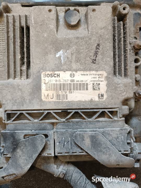 Sterownik silnika ECU 0281015767 Opel Astra H Układ elektryczny, zapłon Gdynia