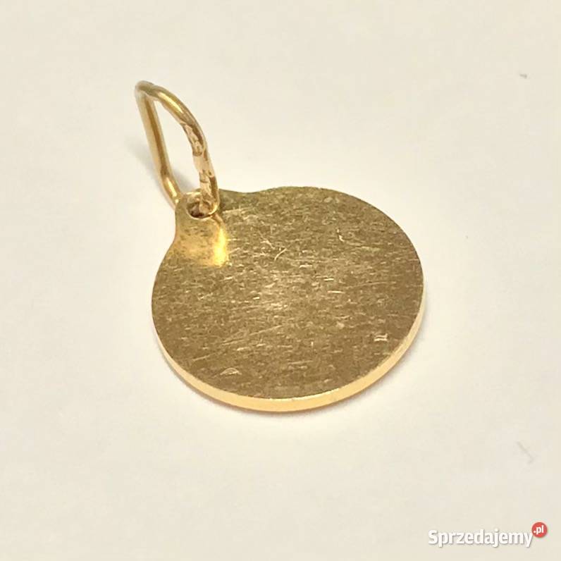 Złoty MEDALIK wisiorek 14K Matka Boska BOZIA 1 złote Warszawa