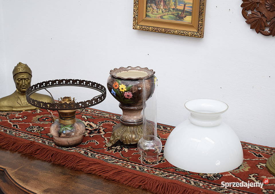 Lampa naftowa na biurko komodę wysyłam Świdnica