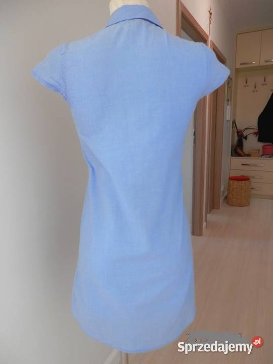 Sukienka Koszulowa Szmizjerka Rozpinana Łomża