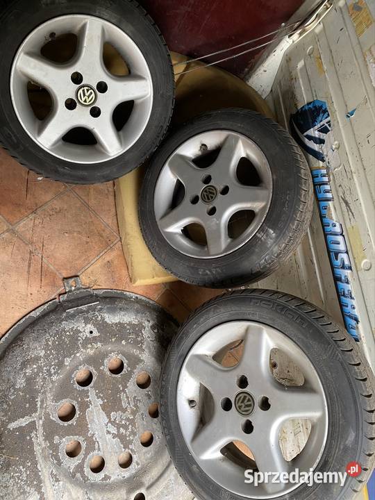 Komplet kół lato z oponami 4x100 VW Seat wielkopolskie Poznań sprzedam