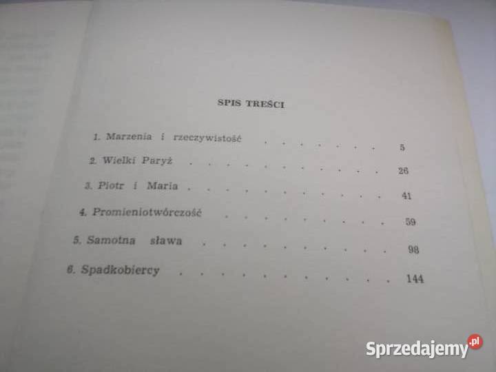 Maria SkłodowskaCurie O Wołczek łódzkie