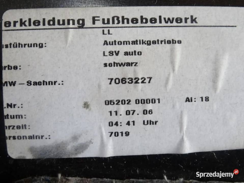 BMW tapicerka ze skóry kierownica grzane fotele Osłony i zaślepki Parcice