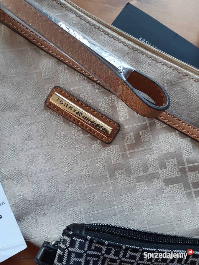 Tommy Hilfiger portfel kosmetyczka brązowa mazowieckie