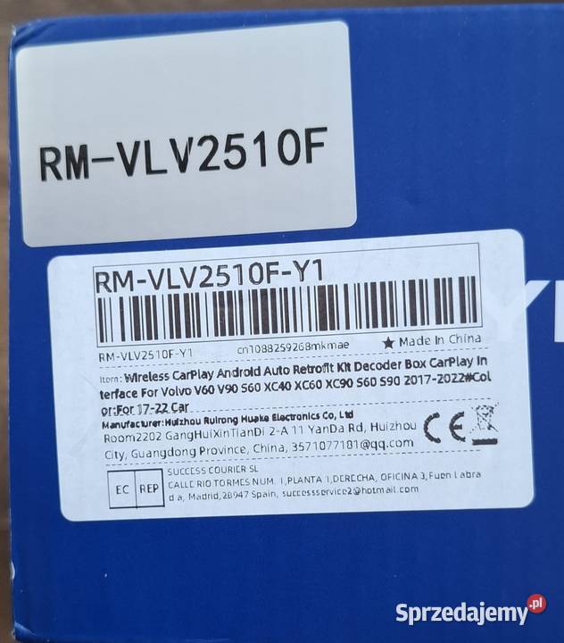 Apple CarPlay Android Auto Volvo XC60 XC90 V60 Zagórów