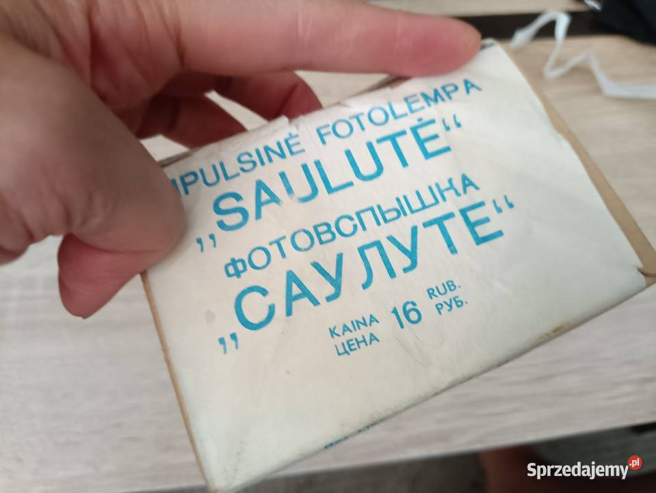 Lampa błyskowa Saulute radziecka podlaskie Białystok sprzedam