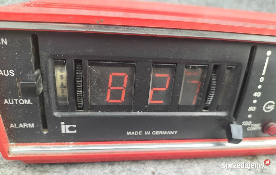 Zegar taśmowy radio Grundig Sonoclock b20 Leszno sprzedam