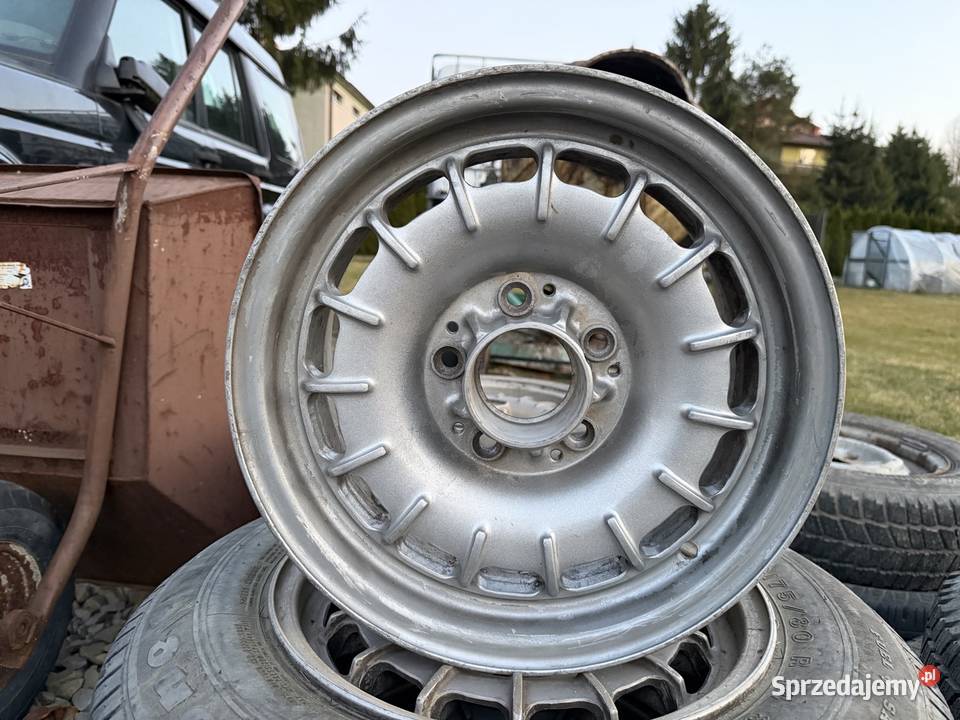 Koła 5x112 R14 Mercedes 65J Baroque Baroki stan Opony i felgi Grabownica Starzeńska