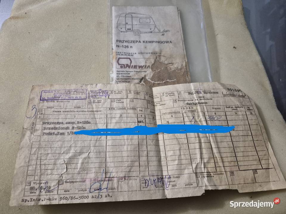 Sprzedam przyczepę N126 Rzeszów sprzedam