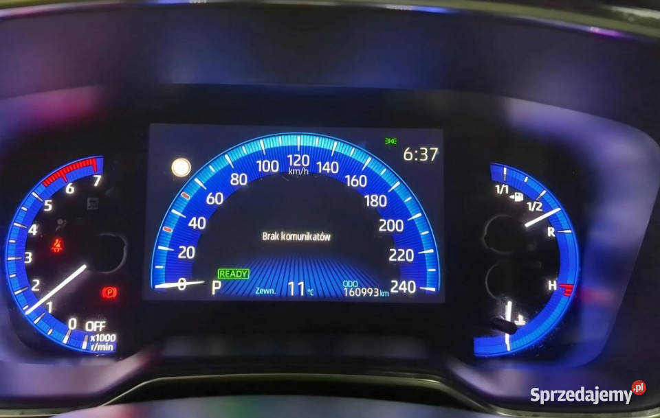 Toyota Corolla 22r Salon Polska 18 HYBRID 1wł z światła do jazdy dziennej Corolla Białystok