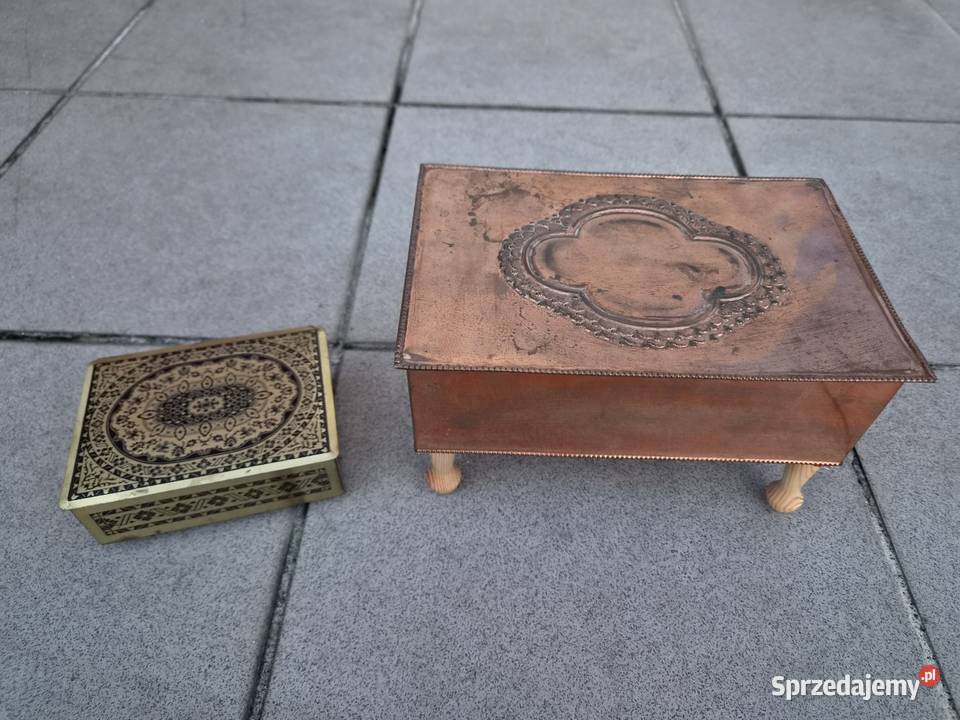 Dwie szkatułka ozdobne Szkatułki i pudełeczka Szczecinek