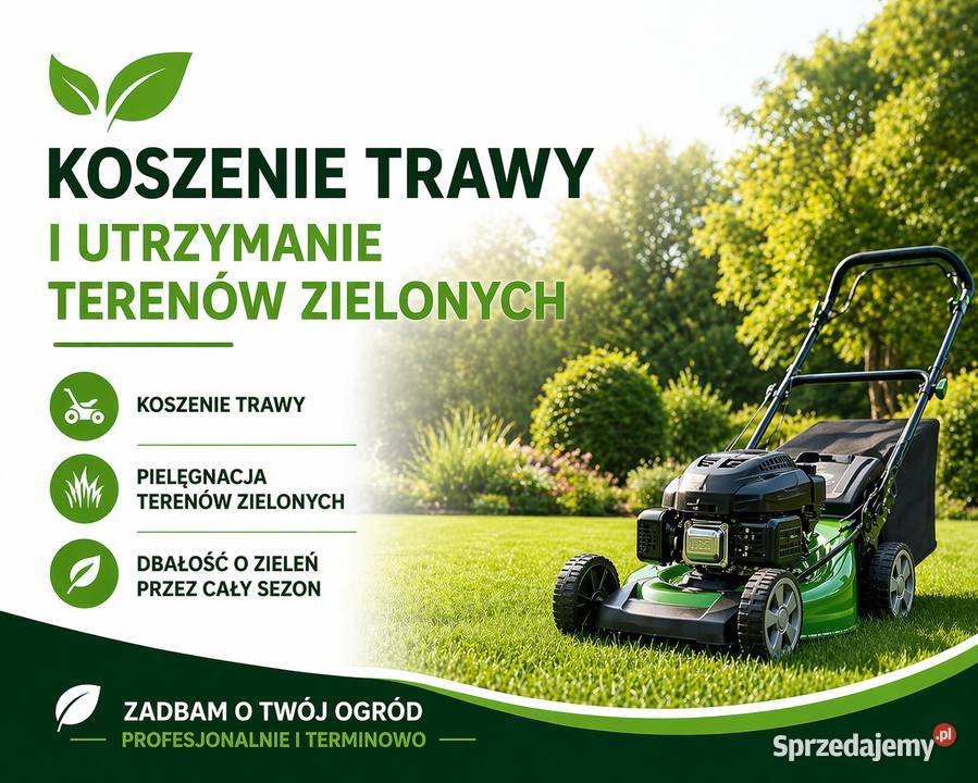 Koszenie trawników i utrzymanie terenów mazowieckie Kotuń
