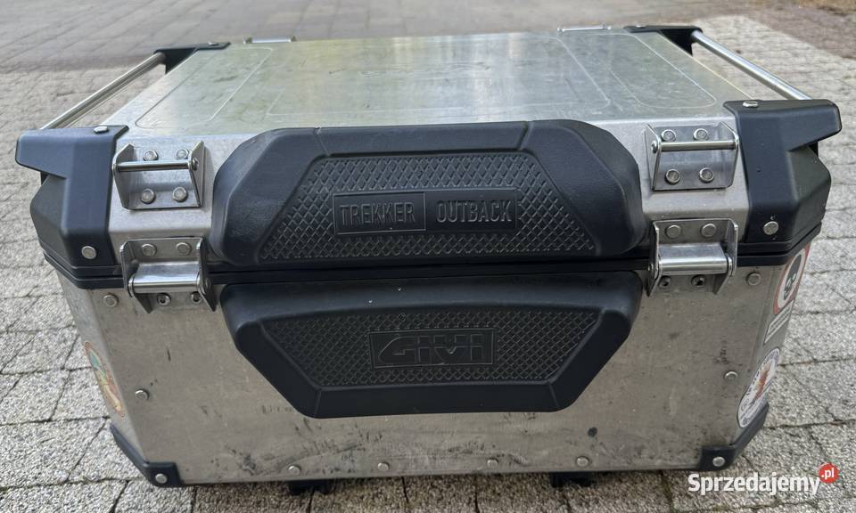 Kufer aluminiowy Kappa 58 l z oparciem Givi Łódź