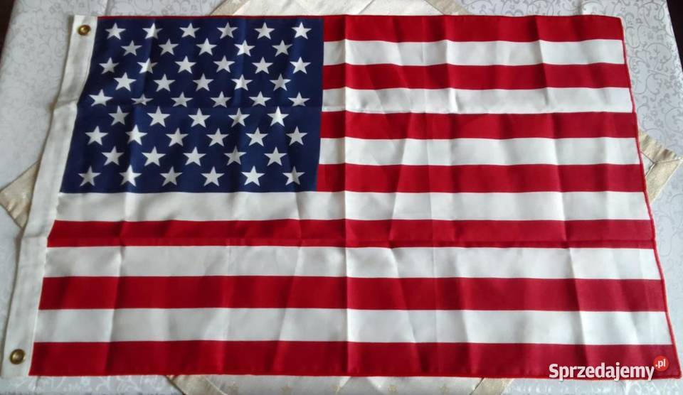 Oryginalna flaga USA 90x58 Stany Zjednoczone Rewal