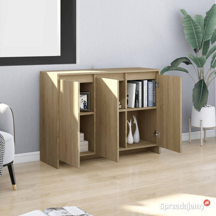 Szafka dąb sonoma 102x33x75 materiał