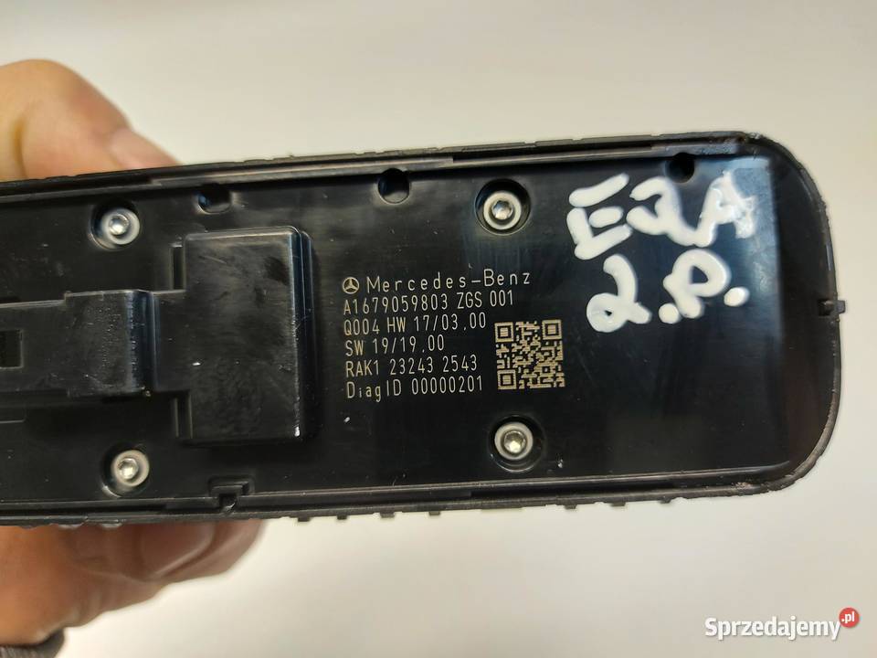 Mercedes EQA 250 W243 PANEL PRZEŁĄCZNIK SZYB
