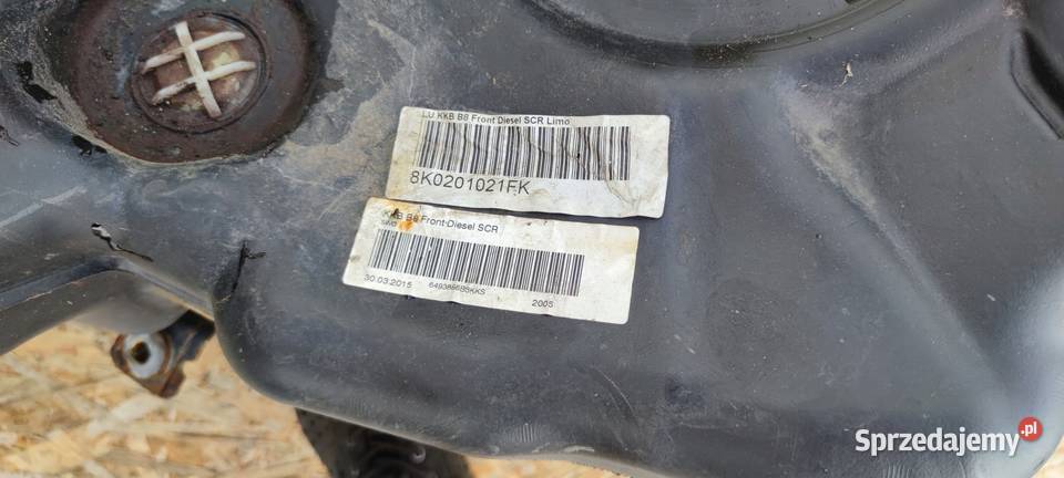 BAK ZBIORNIK PALIWA AUDI A4 B8 A5 8K0201021FK Przystajń