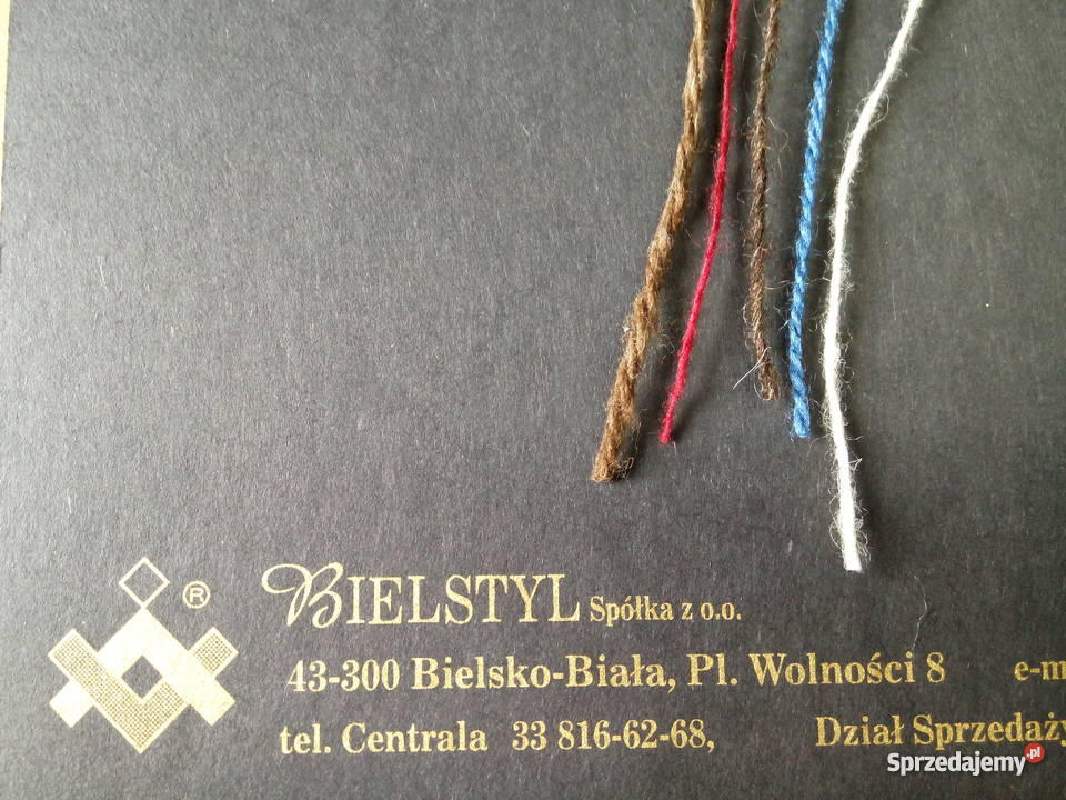 Przędza zgrzebna przędza zdobne Pozostałe Bielsko-Biała