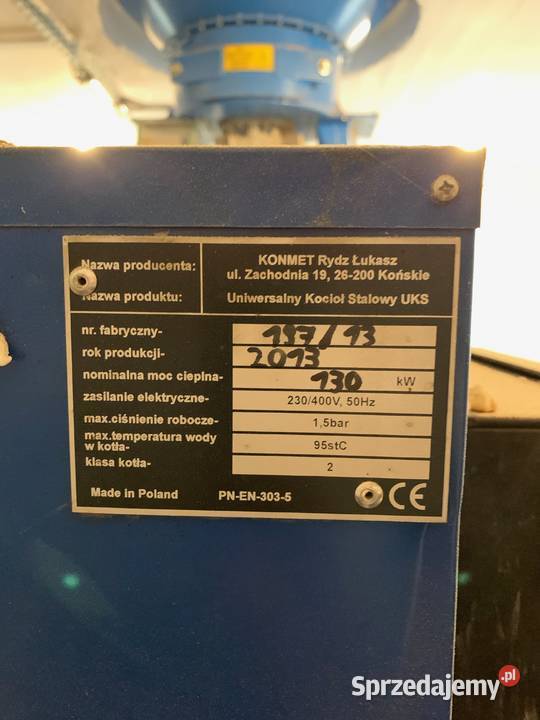 Kocioł na trociny z podajnikiem O NEGOCJACJI Toruń