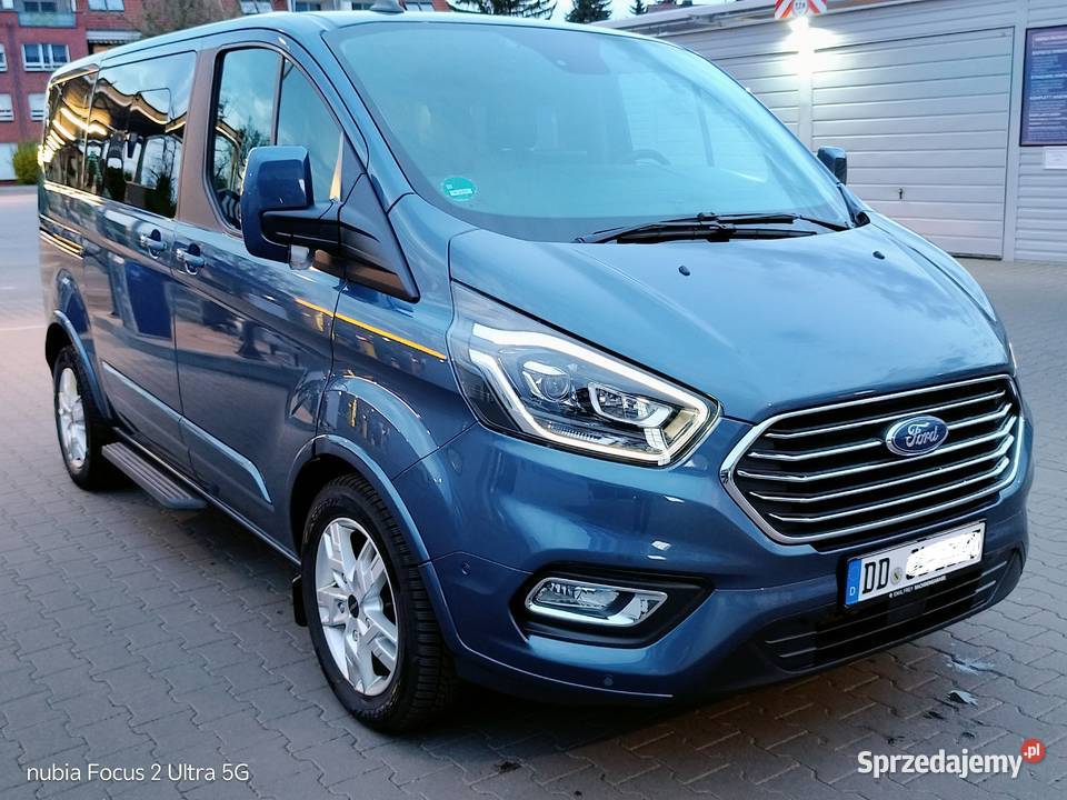 Ford Custom Tourneo 20 EcoBlueD Alarm Kamera hak podgrzewane fotele Ostrów Wielkopolski