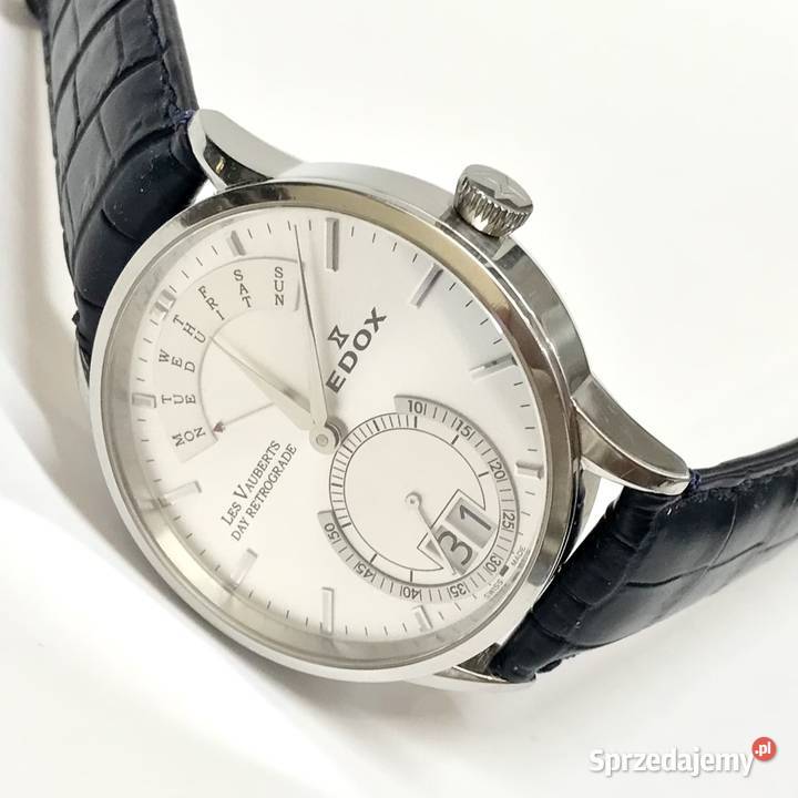Edox Les Vauberts Day Retrograde komplet box Warszawa