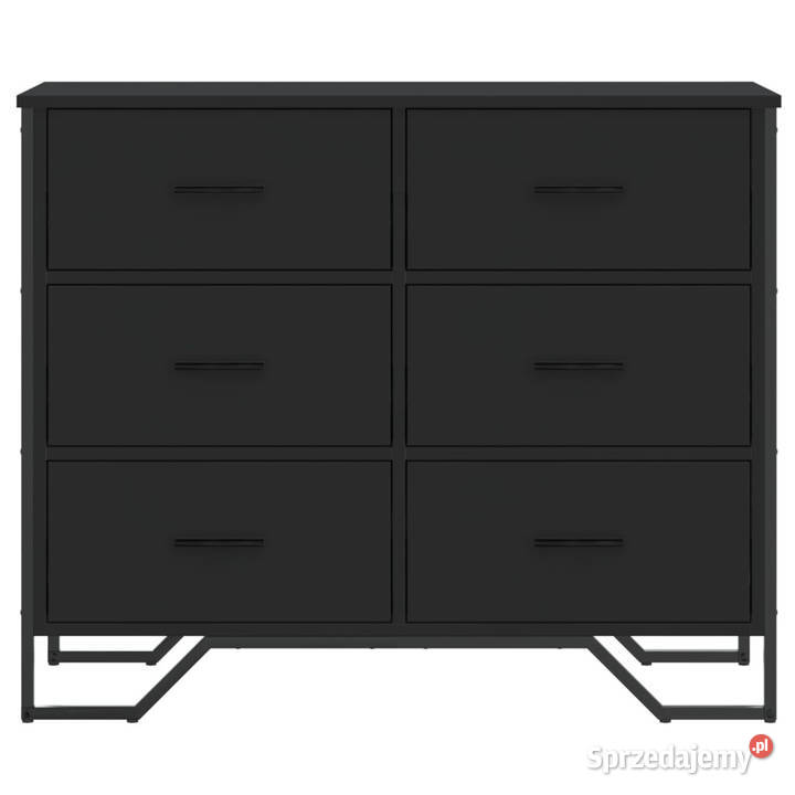Komoda czarna 91x355x745 materiał drewnopochodny Warszawa sprzedam