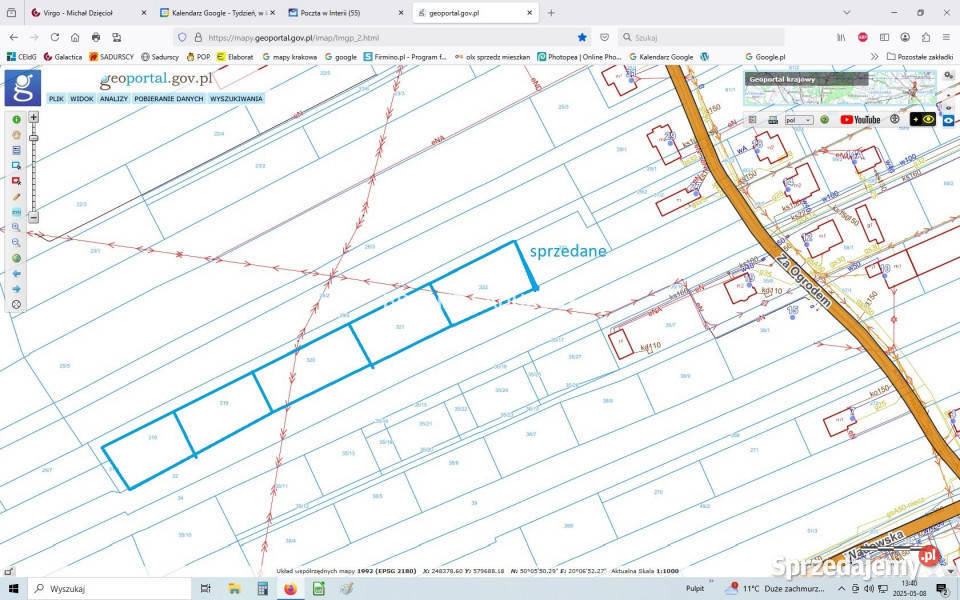 Grunt do sprzedania 917m Kraków