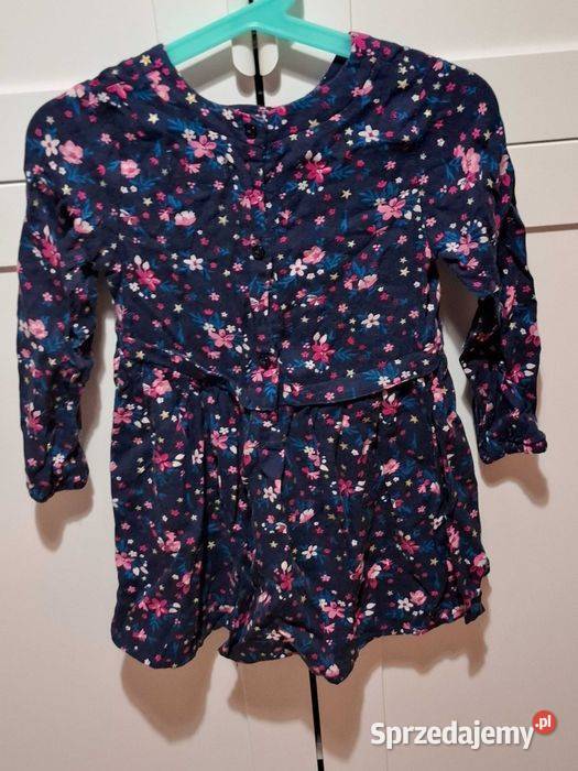 Primark śliczna sukienka w kwiatki r 92 Wąbrzeźno